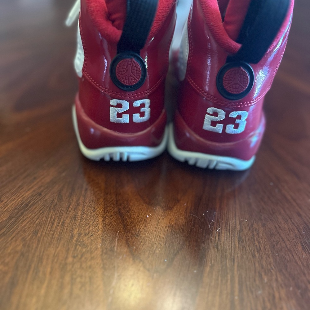 Air Jordan 9 Retro Gym Red' High Top Pre-Owned Size 6.5Y 8 Women’s - Picture 3 of 7